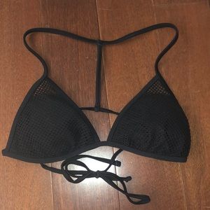 Black racer back swimsuit